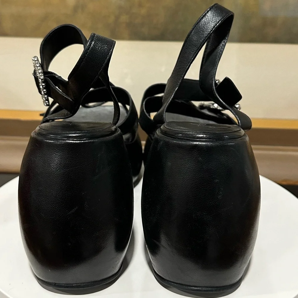 🌸FREE PEOPLE 🌸 Brooklyn Ankle Strap Platform Sandal Size: 10